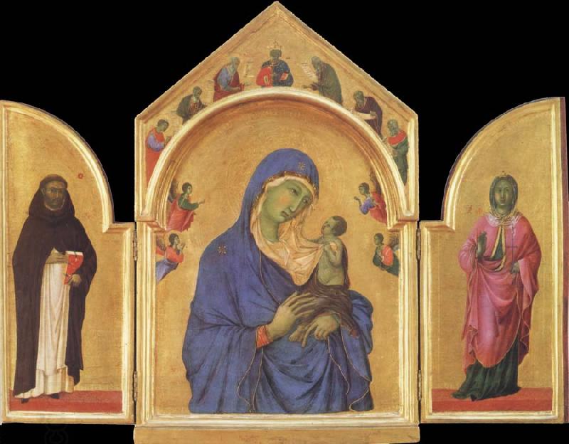 Duccio di Buoninsegna The Virgin Mary and angel predictor,Saint oil painting picture